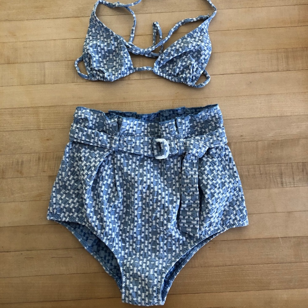 Lisa Marie Fernandez High Waist Swimsuit